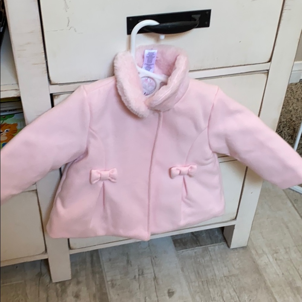 Little Me Pink Toddler Coat